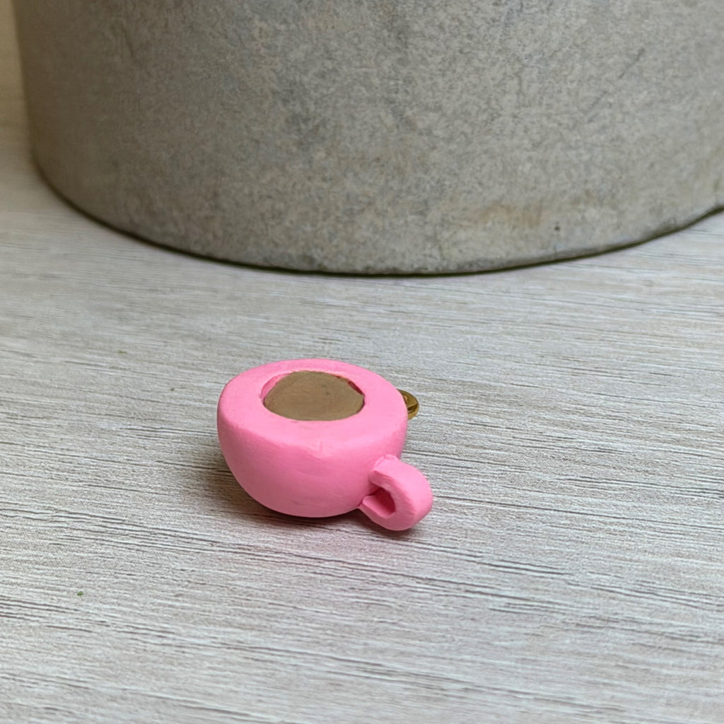 Pink mug charm