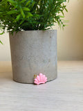Pink seashell charm