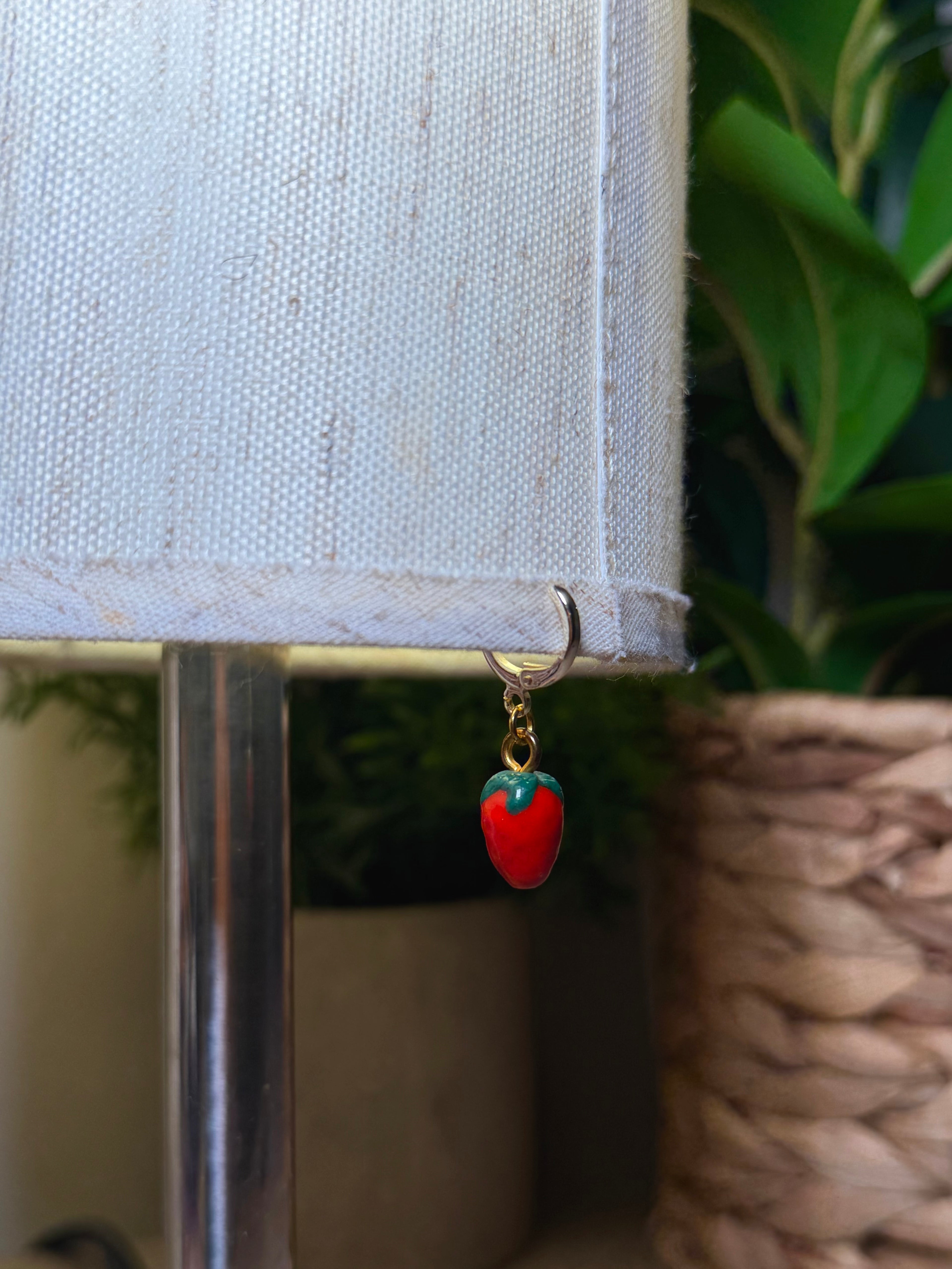 Strawberry earrings