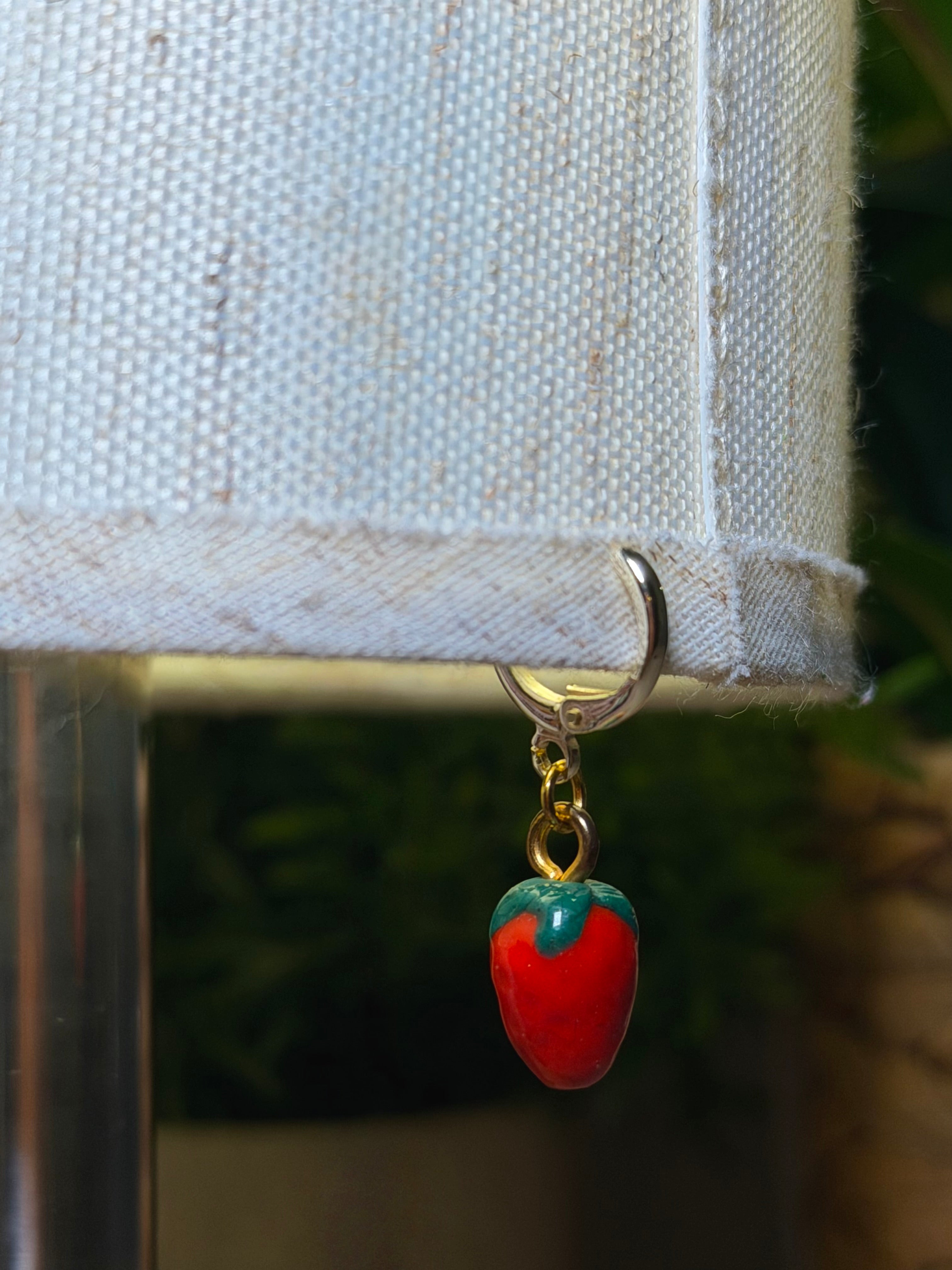 Strawberry earrings